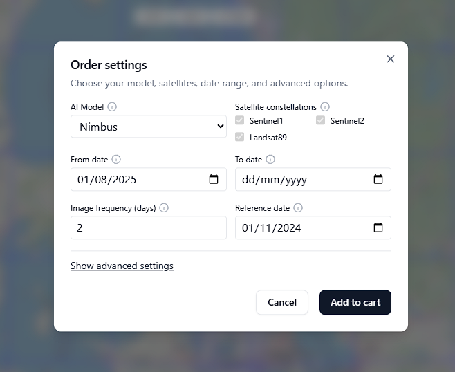Order Settings Basic