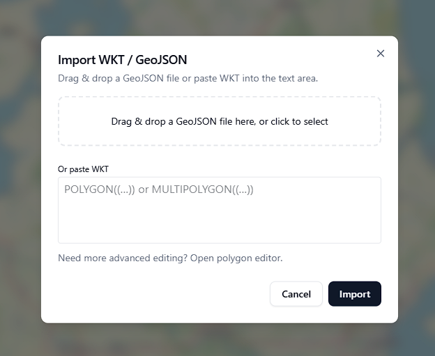 Composite AOI Import
